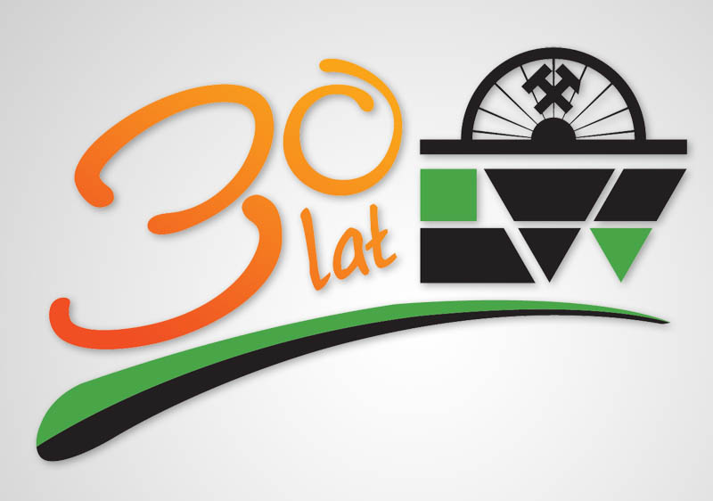 Logotyp 30 lat LW "Bogdanka" SA